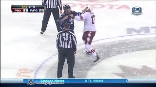 Paul Bissonnette vs Anthony Peluso Jan 13 2014 [upl. by Gebelein211]