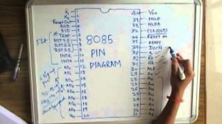 8085 Pin Diagram [upl. by Nomelihp]