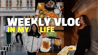 Weekly Vlog I coffee shop study photoshoot workout… [upl. by Sidnal]