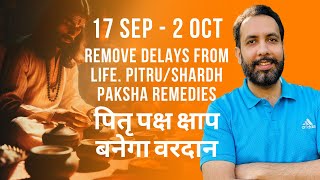 Remove Delays from Life PitruShardh Paksha 17th sep 2024 Remedies पितृ पक्ष क्षाप बनेगा वरदान [upl. by Katheryn]