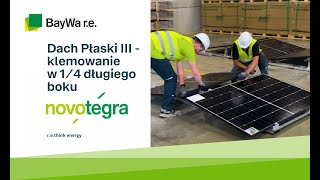 novotegra Dach Płaski III  klemowanie w 14 długiego boku [upl. by Eninaej]