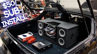 50 Subwoofer Installation [upl. by Namaan]