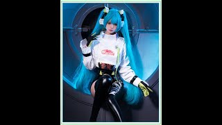 Racing Miku 2022 Hatsune Miku Cosplay Costume [upl. by Elicul298]