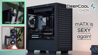 Deepcool CH370 review  The best micro ATX PC case [upl. by Atineg]