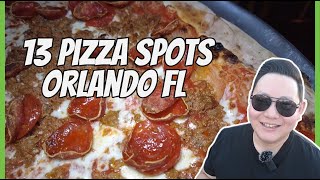 The Ultimate Pizza Tour of Orlando Florida  Via Napoli Giordanos John and Johns and MORE [upl. by Elysee]