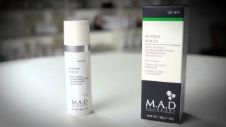 M A D Skincare Redness Rescue California Skincare Supply The Estheticians Edge [upl. by Adnirak]