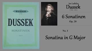 DUSSEK  op20 no1  Sonatina in G Major [upl. by Terris249]