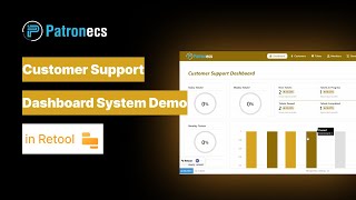 Customer Support Dashboard System Demo  Built with Retool [upl. by Alurd330]