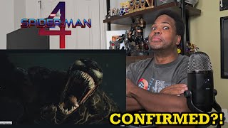 Venom CONFIRMED by Sony to be In SpiderMan 4 [upl. by Iur]