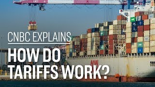 How do tariffs work  CNBC Explains [upl. by Gurolinick736]