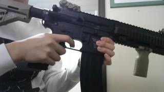 VFC HK416 GBB ver2015 fullauto test 에어소프트 [upl. by Sarena392]