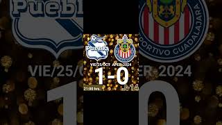 Puebla vs Chivas J14 APERTURA 2024 Liga MX cláusula 23 [upl. by Hoisch948]