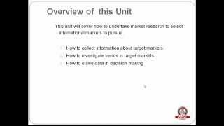 International Market Research  Introduction [upl. by Sinnaoi]