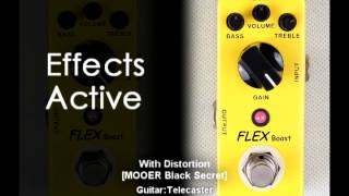 Mooer Flex Boost Micro Pedal [upl. by Idnis]