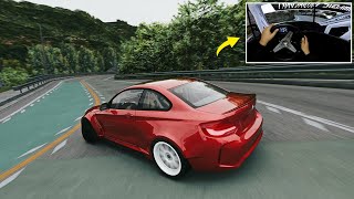 BMW M2 Touge Drifting l 4K Assetto Corsa Steering Wheel Gameplay [upl. by Aiykan]