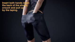 ENERSKIN How to wear Compression Shorts [upl. by Alemac]