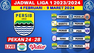 Jadwal Persib Liga 1 2023  Persib vs Persija  Persib vs Persis  Persib vs PSIS  Live Indosiar [upl. by Ethelstan]