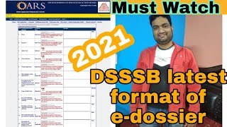 Dsssb EDossier Proforma In Exact Format Dsssb EDossier Documents Documents Sizes amp Formats [upl. by Ashlee991]