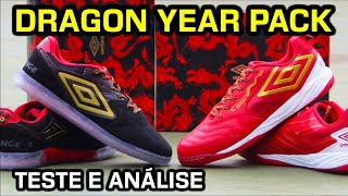 Testei a Umbro Pro Challenge e Pro 5 Bump do Dragon Year Pack  Qual a melhor chuteira de futsal 🤔 [upl. by Lunna]