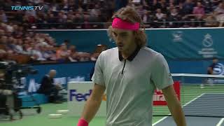 Tsitsipas vs Kohlschreiber Stockholm 2018 Highlight [upl. by Conchita76]