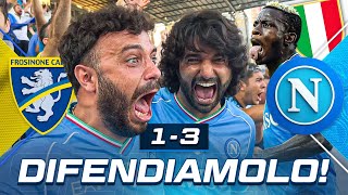 🇮🇹 DIFENDIAMOLO FROSINONE 13 NAPOLI  LIVE REACTION TIFOSI NAPOLETANI HD [upl. by Mendel887]