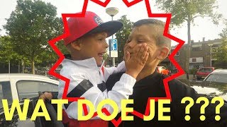 Mijn broertje van 4 zingt krantenwijk van lil Kleine en Boef [upl. by Adnylam]