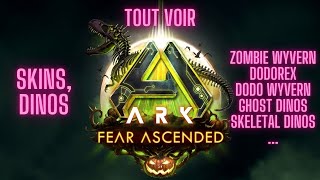 PRESENTATION SKIN DINOS dodorex zombie wyvern dodo wyvern  FEAR ASCENDED [upl. by Ynnus]