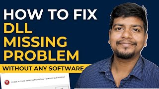 How To Fix Dll Missing Problem  Without Any Software  DLL File Missing Windows 10  Window 11 [upl. by Alexandria]