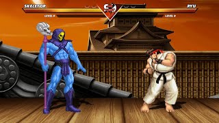 Skeletor vs Ryu  High Awesome Level Fight [upl. by Bandur223]