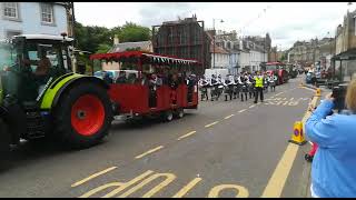 Linlithgow Marches 2022 Pipe amp Drum Bands [upl. by Tews]