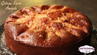 Recette de Gâteau Moelleux Poire Amande [upl. by Limann406]