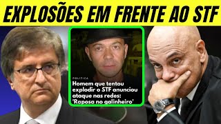 EXTRA URGENTE EXPLOSÕES EM FRENTE AO STF [upl. by Wendi150]