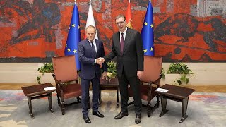 Without Serbia EU is not complete Polish PM Donald Tusk says [upl. by Lovering]