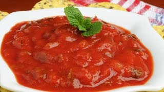 Homemade salsa recipe with fresh tomatoes blender [upl. by Clancy]