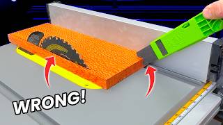 99 of Beginners Dont Know These Table Saw Mistakes to Avoid [upl. by Norok]