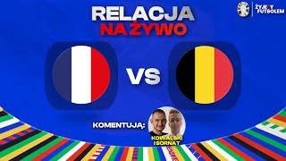 Francja  Belgia MECZ NA ŻYWO EURO 2024 RELACJA KOMENTARZ STUDIO [upl. by Enitsuj633]