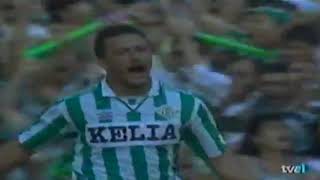 Wojciech Kowalczyk gol Betis  Sevilla 21 La Liga 11061995 [upl. by Marris]