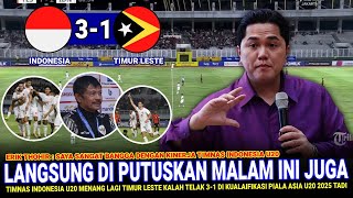 🔴 ALHAMDULILLAH MENANG  Ketum PSSI Langsung Beri KEJUTAN INI Usai Laga Timnas U20 vs Timur Leste [upl. by Spitzer340]