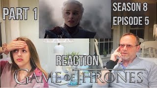 Game of Thrones  8x5 The Bells  Reaction Part 1 [upl. by Etterraj]