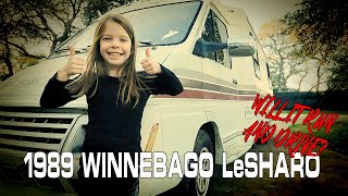 ANOTHER ABANDONED RV Will this 1989 Winnebago LeSharo run and drive [upl. by Mannuela]