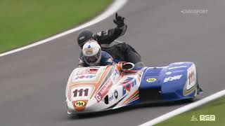 Molson Group British Sidecar Championship Cadwell Park Race 2 highlights [upl. by Alle]