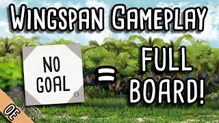 Wingspan Gameplay  No Goal Round 1 leads to a full board [upl. by Dimmick]