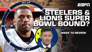 NOT SOLD on Steelers as Super Bowl contenders  Is Detroit the BEST TEAM IN FOOTBALL  Get Up [upl. by Ayatan]