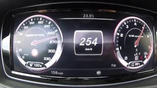 MERCEDES S 63 AMG 2015 0150 amp 100250 ACCELERATION [upl. by Longawa]