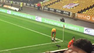 WHAT A GOAL Ruben Neves  Take a bow Unbelievable goal Wolves v Derby 110418 [upl. by Haye340]