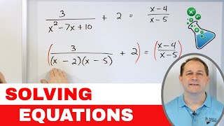 08  Learn to Solve Fractional Equations in Algebra Part 1 [upl. by Fafa974]