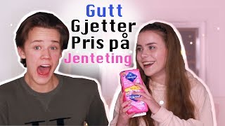 Gutt gjetter pris på jenteprodukter alt fra tamponger til sminke ft Magnus Nordlund [upl. by Etz]