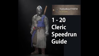 Quick Cleric Leveling Guide [upl. by Onimod]