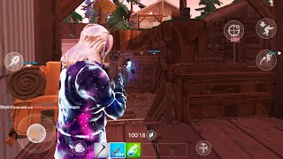 Fortnite Gameplay Galaxy Skin On Samsung Galaxy Tab S4 [upl. by Helge]