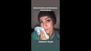 Zahn ziehen unter Dormicum Midazolam ZahnOP Zahnarztangst Zahn ziehen [upl. by Mailli]